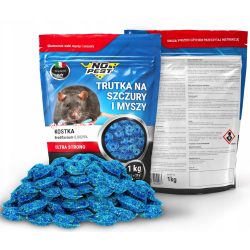 No Pest | Brodifacoum | Blokken | 0,025g |Sterk | 1 kg