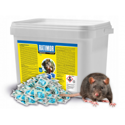 RATIMOR Brodifacoum Pasta 5 kg, gebruiksklaar rodenticide